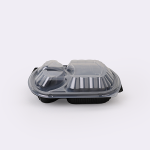 صحون بلاستيك اسود حراري رباعي