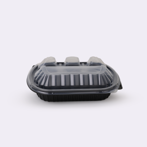 صحون بلاستيك اسود حراري ثلاثي