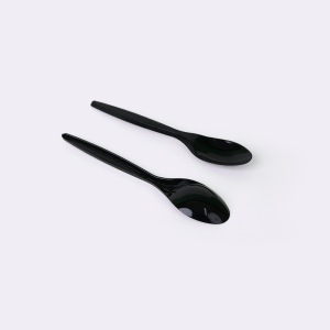 ملاعق بلاستيك اسود